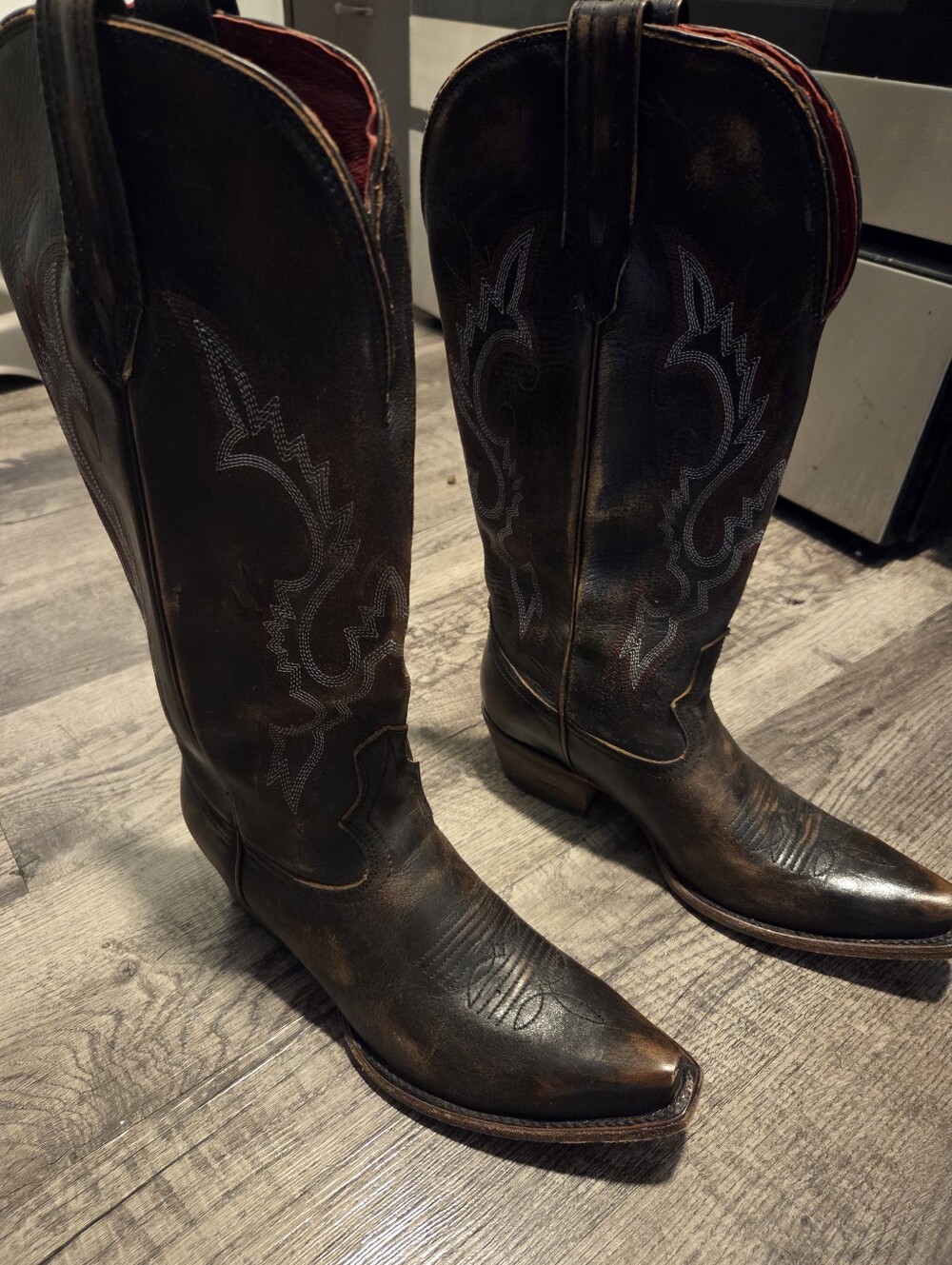 Freebird Woodland Classic Western Leather Cowboy Boots - Black Sz 9 - Picture 13 of 13